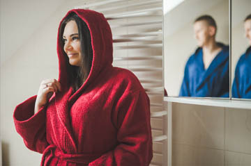 Terry bath robes