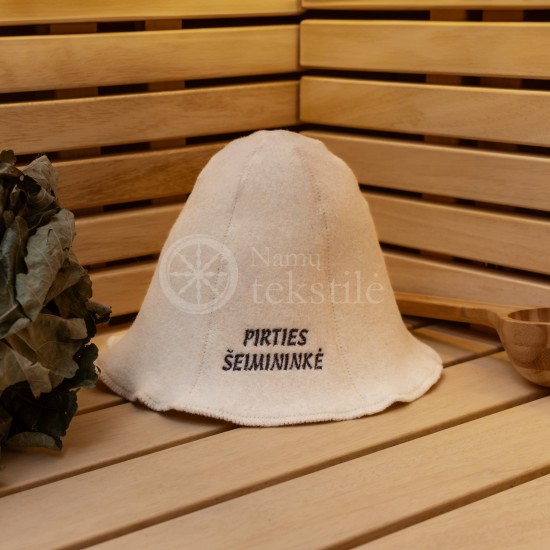 Woollen sauna hat ,,Pirties šeimininkė"