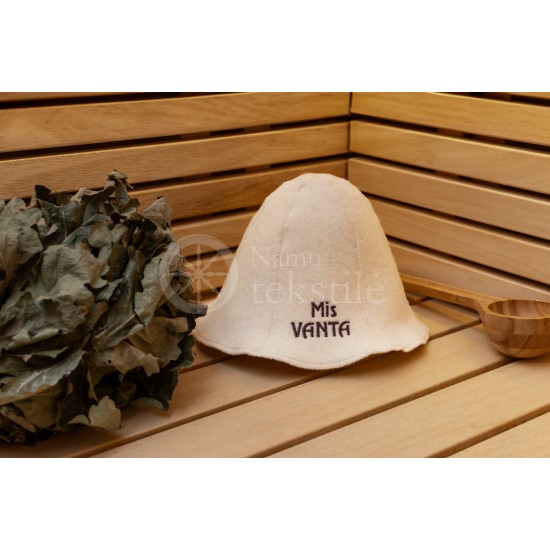 Woollen sauna hat ,,Mis Vanta"