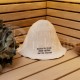 Woollen sauna hat ,,Darbas yra tiems, kurie nežino kas yra žvejyba"