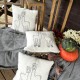 Wool cushion ,,Alpaca" grey